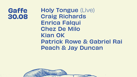 May I? - Holy Tongue (Live), Craig Richards, Peach, Enrica Falqui, Chez De Milo, Jay Duncan