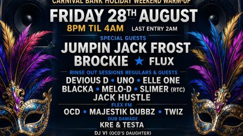 OCD BDAY BASH CARNIVAL BANK HOLIDAY WEEKEND WARM UP