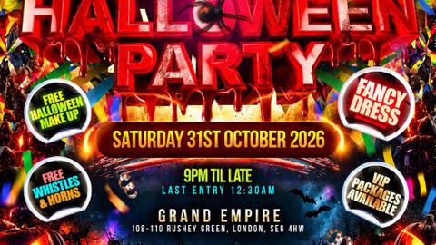 Bashment & Afrobeats - Halloween Party