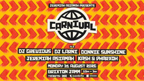 Jeremiah Asiamah presents: CARNIVAL