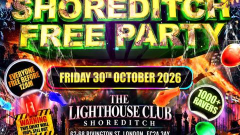 Halloween Shoreditch Free Party - Everyone Free Before 12AM