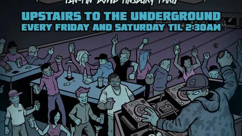 Fridays at Rowans - UPSTAIRS TO THE UNDERGROUND