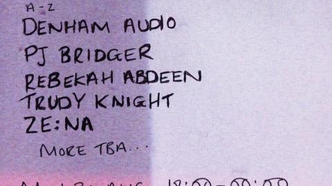RECREATION: CARNIVAL AFTER PARTY - Denham Audio, Rebekah Abdeen, PJ Bridger, ZE:NA + more tba