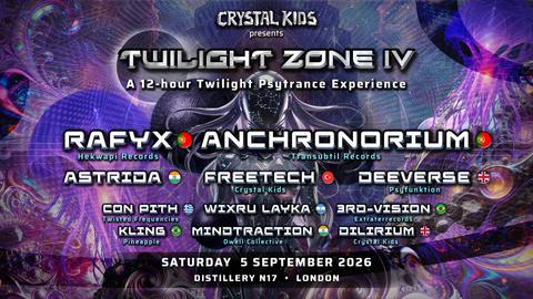 Twilight Zone IV • Rafyx, Anchronorium • London
