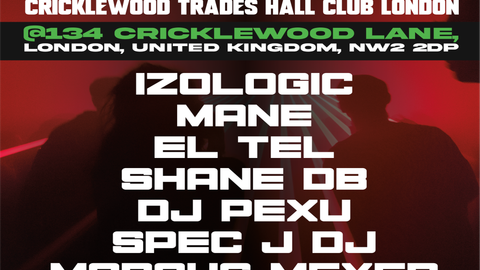 RadioLDN - Techno Rave Cricklewood Trades Hall Club London