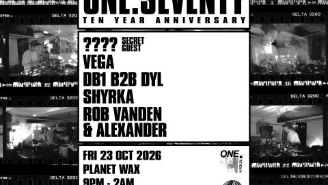 ONE.SEVENTY: 10 Year Anniversary
