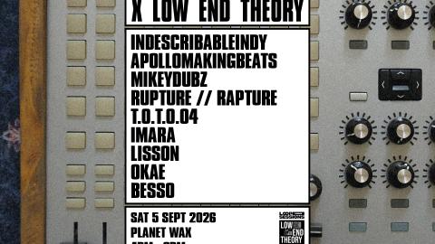 LOOP SESSIONS LDN x LOW END THEORY