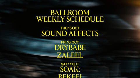 Ballroom at Palais: Sound Affects