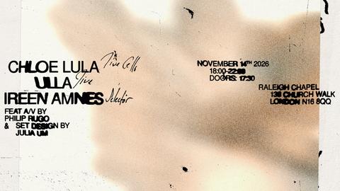 Chloe Lula (live - cello), Ulla (live), Ireen Amnes at Raleigh Chapel