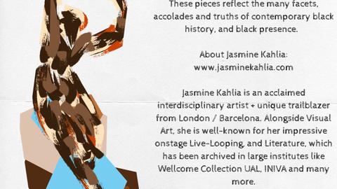 Jasmine Kahlia - Canary Wharf Murals: Black History Month