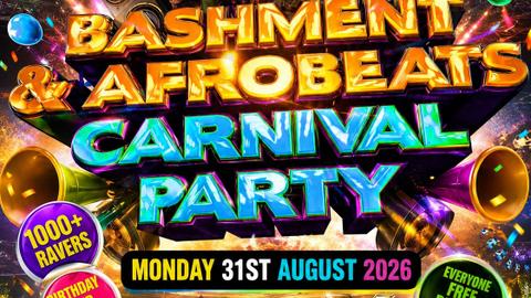 Bashment & Afrobeats - Carnival Party