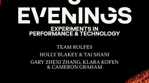 3 Evenings: Saturday