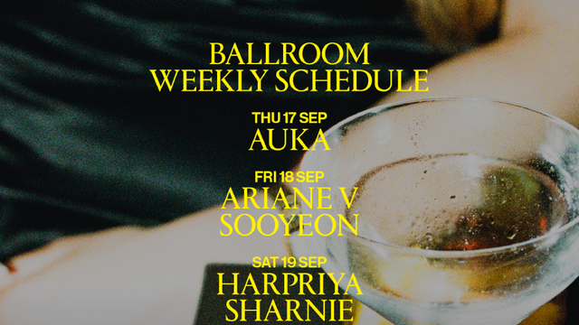 Ballroom at Palais: Ariane V & sooyeon