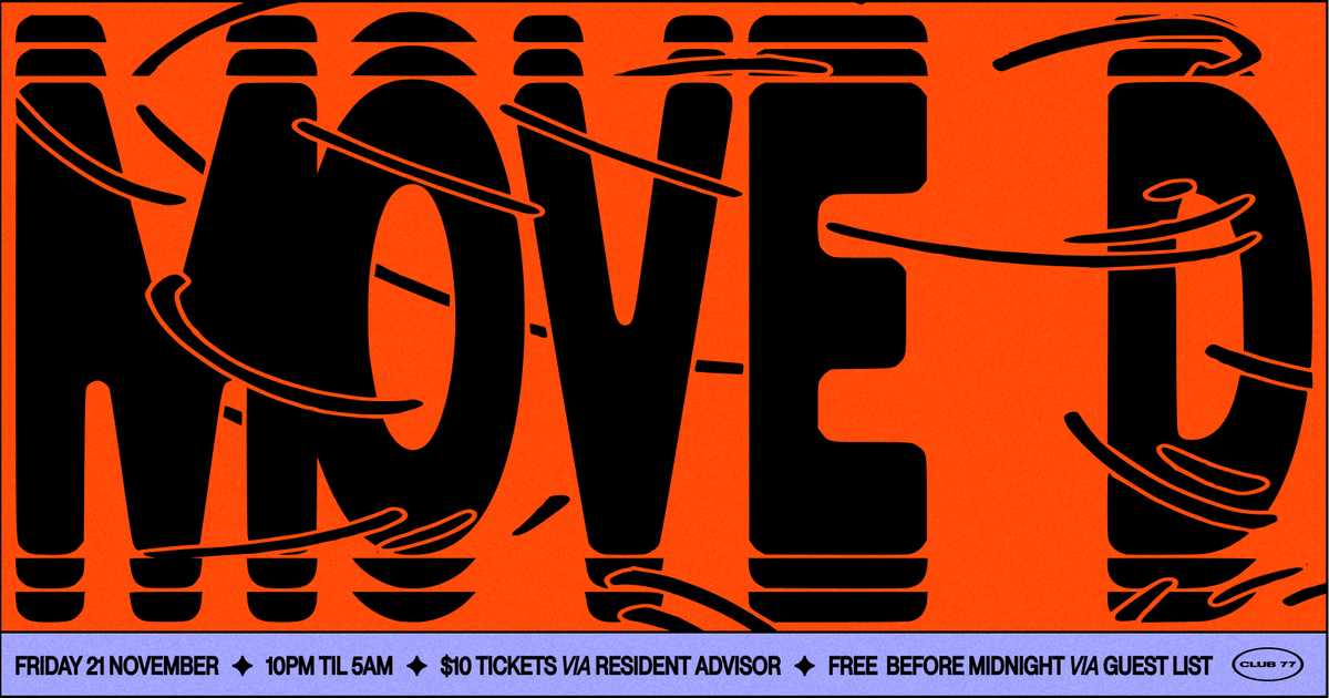 Club 77: Move D, Jamie Palmer at Club 77, Sydney