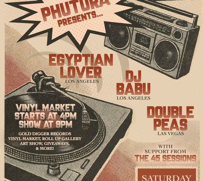 Phutura featuring Egyptian Lover, DJ Babu (Beat Junkies