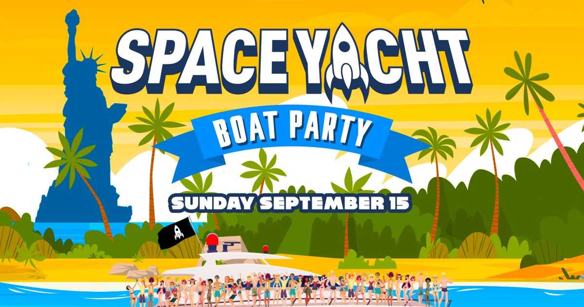 space yacht boat party