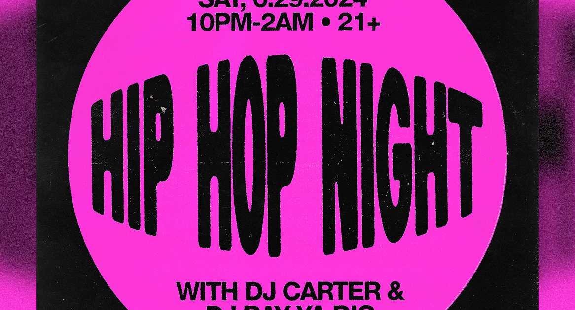 HIP HOP NIGHT: DJ CARTER & DJ RAY YA DIG at Big Pink, Detroit