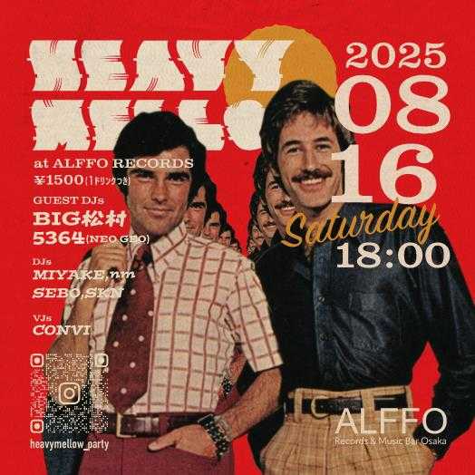 HEAVYMELLOW at Alffo Records, Osaka