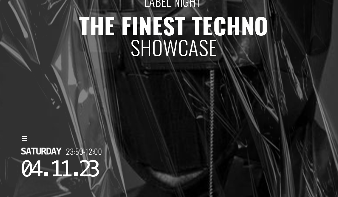 The Finest Techno Showcase - Label Night a NADA Lisbon, Lisbona