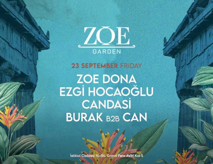 Friday ZoeGarden at Zoe Garden, Turquía
