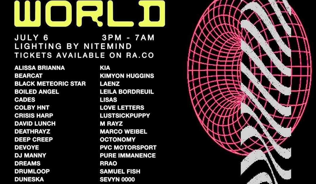 𝗙𝗢𝗨𝗥𝗧𝗛 𝗪𝗢𝗥𝗟𝗗 𝗬𝗘𝗔𝗥 𝟭𝟬 at TBA - East Williamsburg Rave Corridor, New York ...