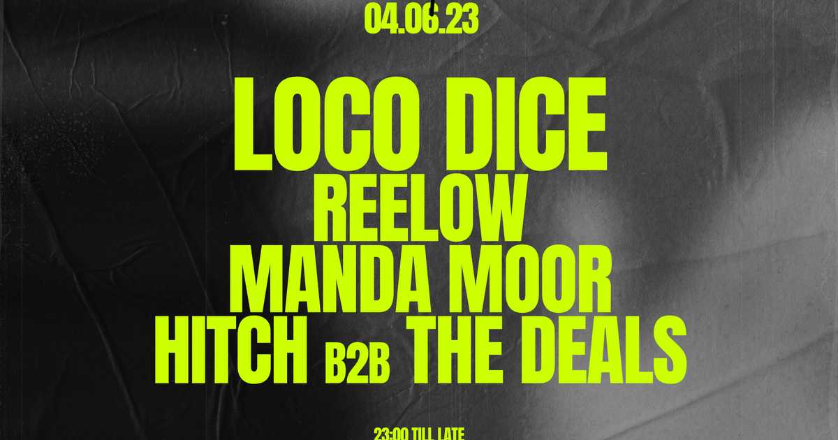SW7NG ANNIVERSARY with Loco Dice at INPUT High Fidelity Dance Club