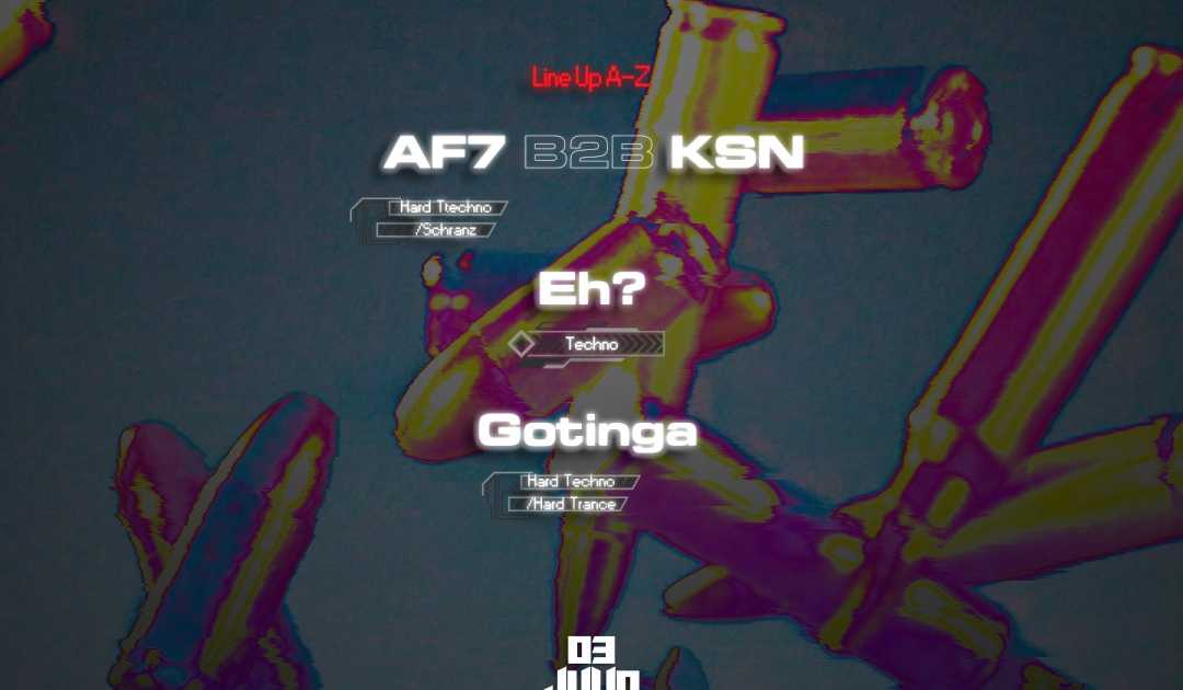 NEOTIKA: ⁠AF7 B2B KSN + ⁠⁠Eh + Gotinga at Ballesta Club, Madrid