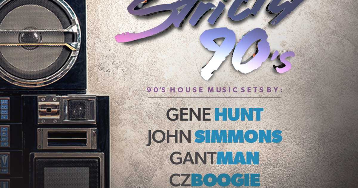 Strictly 90's. 90's House Music Set All Night Sat. July 23rd till