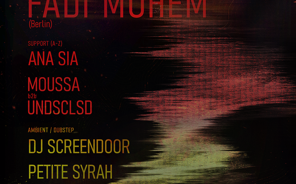 Pulse x Be Yourself: Fadi Mohem (BER) at TBA, Portland