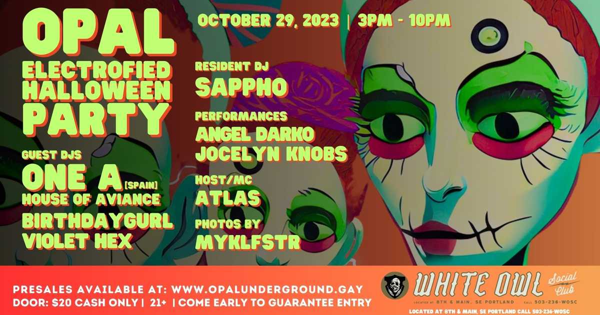 Electrofied Halloween LGBTQ+ Dance Party feat. One A from the House of