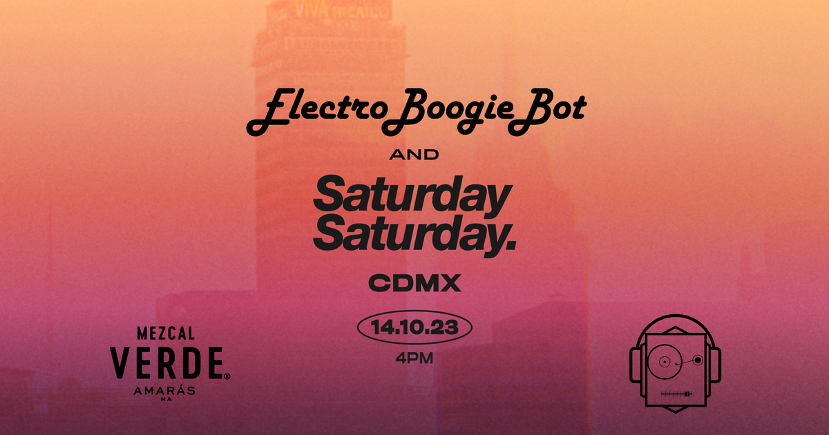 SaturdaySaturday x ElectroBoogieBot present LP Giobbi at Sunday