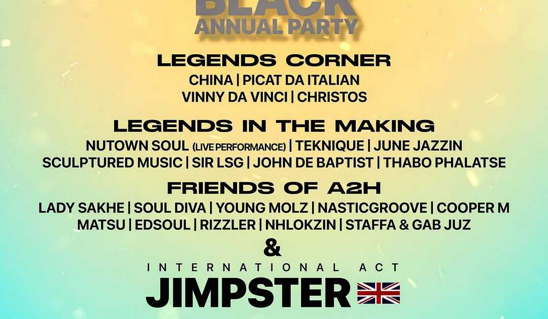 A2H All Black Annual Party at Vosloorus Stadium, Johannesburg