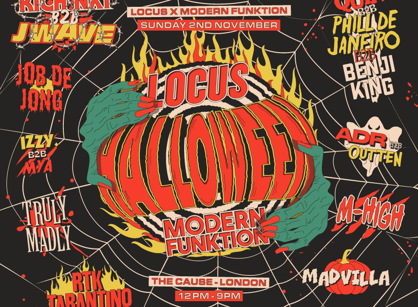 Locus x Modern Funktion Halloween at The Cause, London
