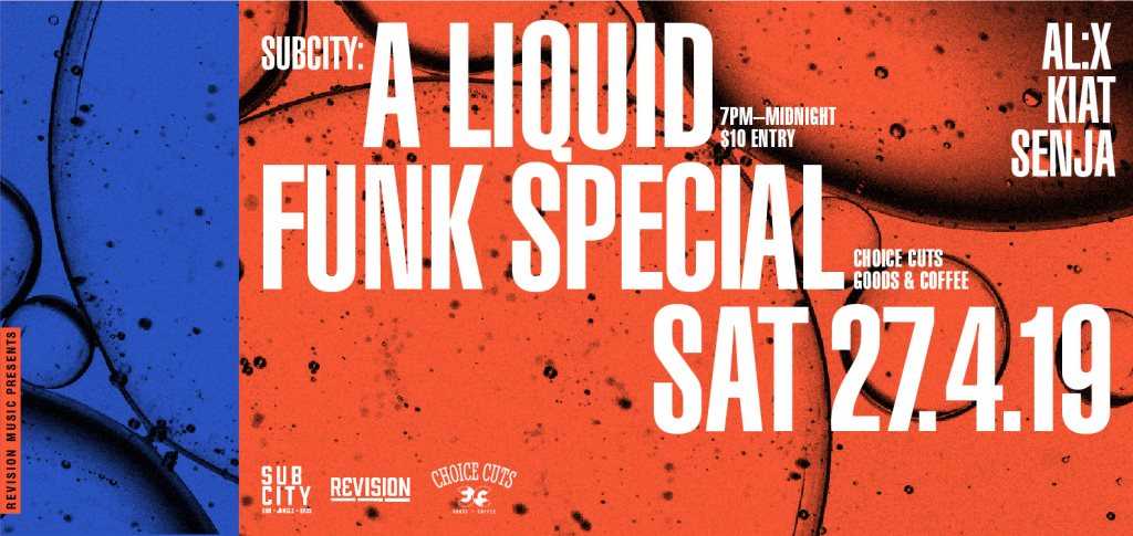 Sub City: A Liquid Funk Special at Choice Cuts, Singapore Sub City: A Liquid Funk Special at Choice Cuts, Singapore (2019) ⟋ RA