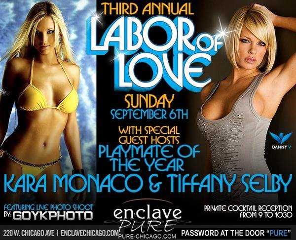 Playmate Of The Year Kara Monaco & Tiffany Selby at Enclave