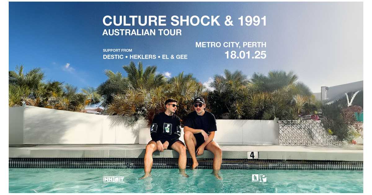 Inhibit presents: Culture Shock & 1991 at Metro City, Perth