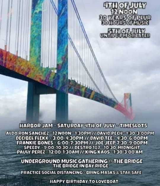 Harbor jam at TBA, New York