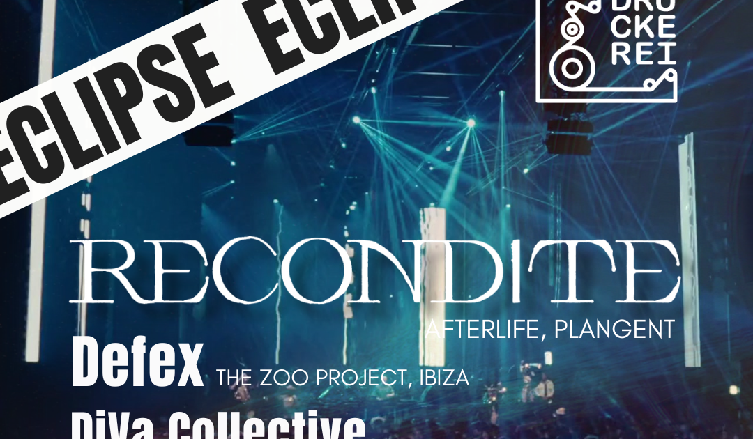 Eclipse with Recondite and Defex at Druckerei Solothurn, Bern