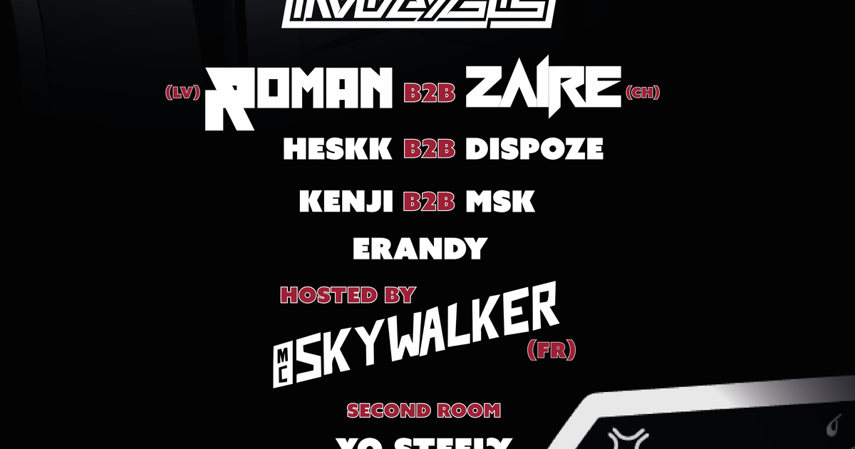 Bass Boosted presents: Captain Bass, Maze & MC Skywalk at Maze, Riga