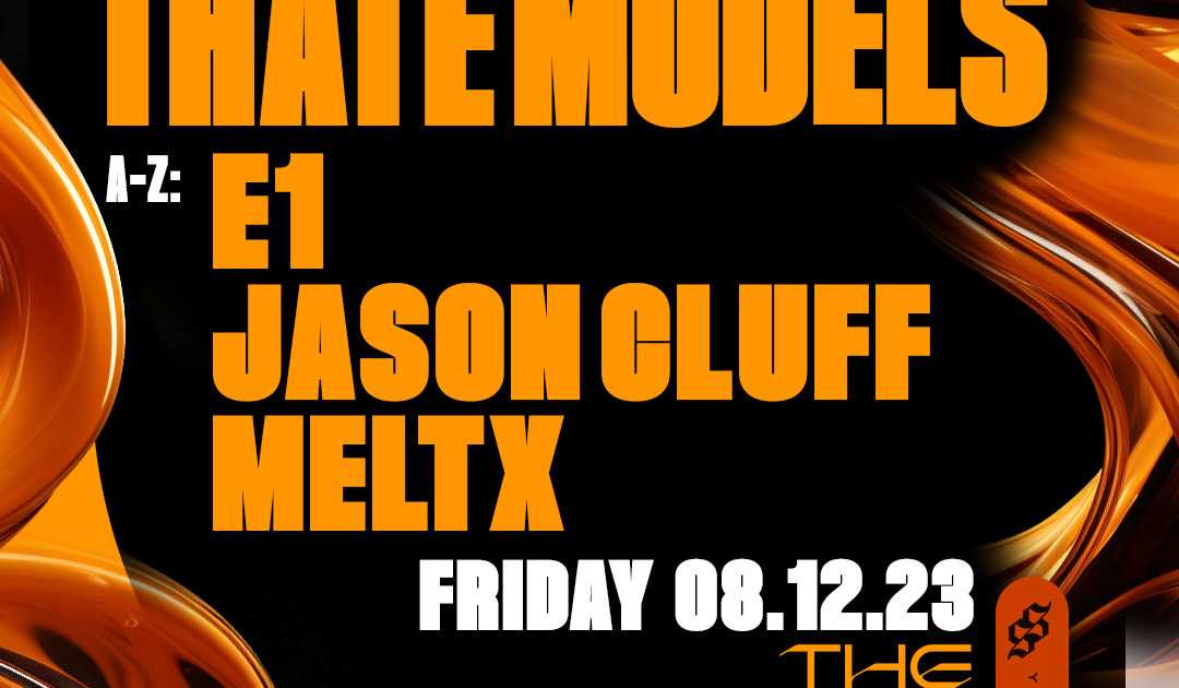 Second Speed: I Hate Models, E1, Jason Cluff, Meltx at The Warehouse, Leeds