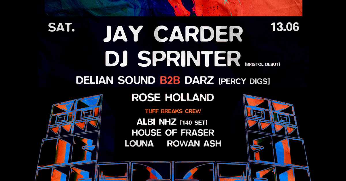 Tuff Breaks presents: Jay Carder and DJ Sprinter at The Loco Klub