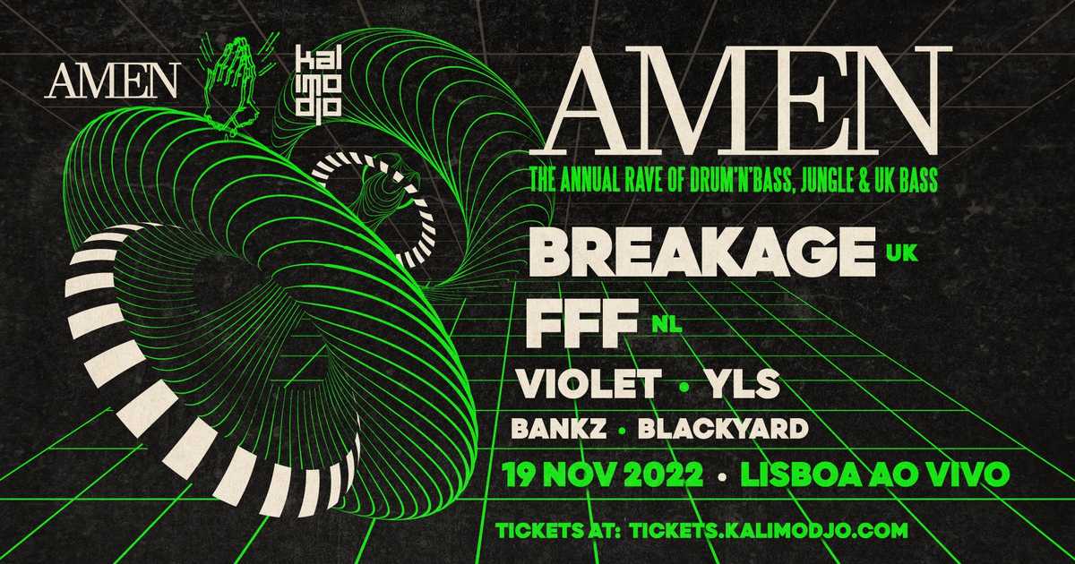 AMEN The Annual Rave of Drum&Bass, Jungle & UK Bass at LAV Lisboa