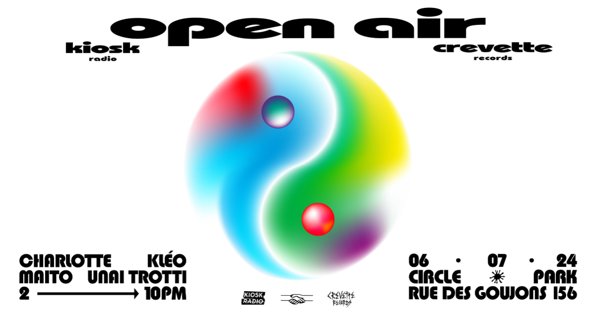 Kiosk Radio x Crevette Records - Open Air at Circle Park, Brussels