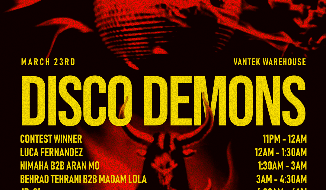 DISCO DEMONS at Vantek Warehouse, Vancouver