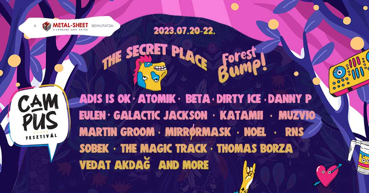 Forest Bump! The Secret Place // Campus Fesztivál a TBA - Campus ...