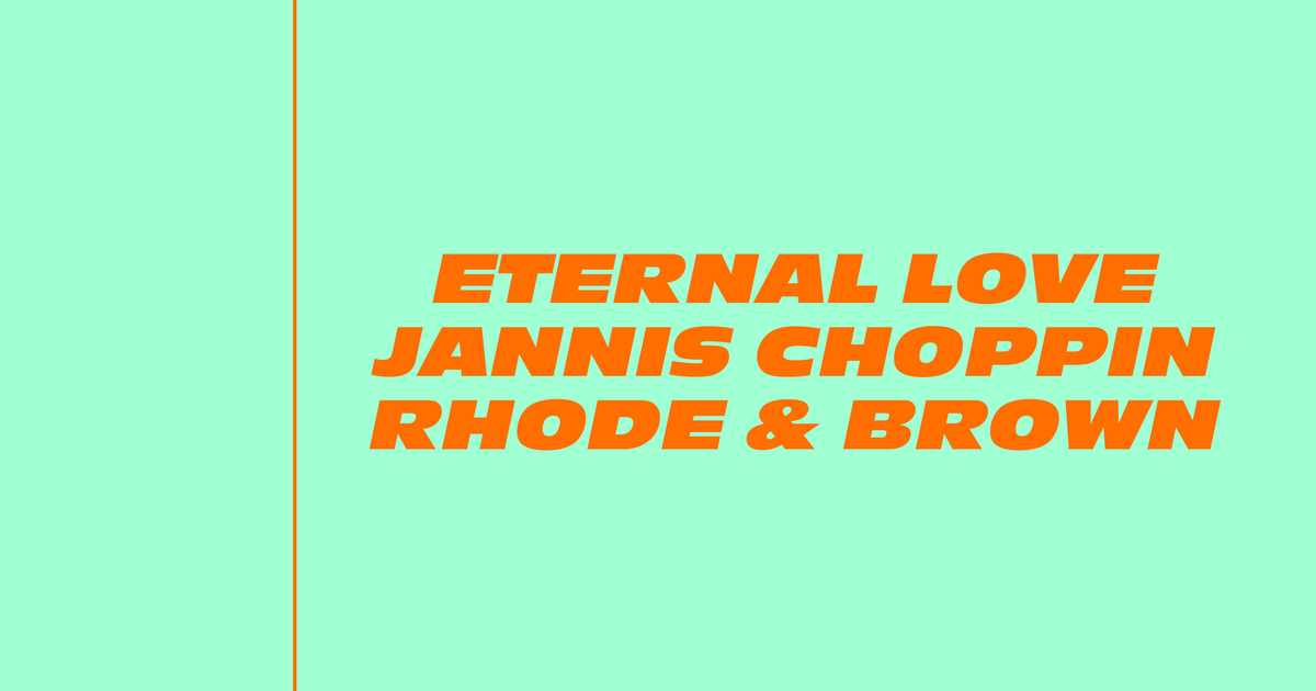 Eternal Love, Jannis Choppin and Rhode & Brown at Goldener Reiter, Munich