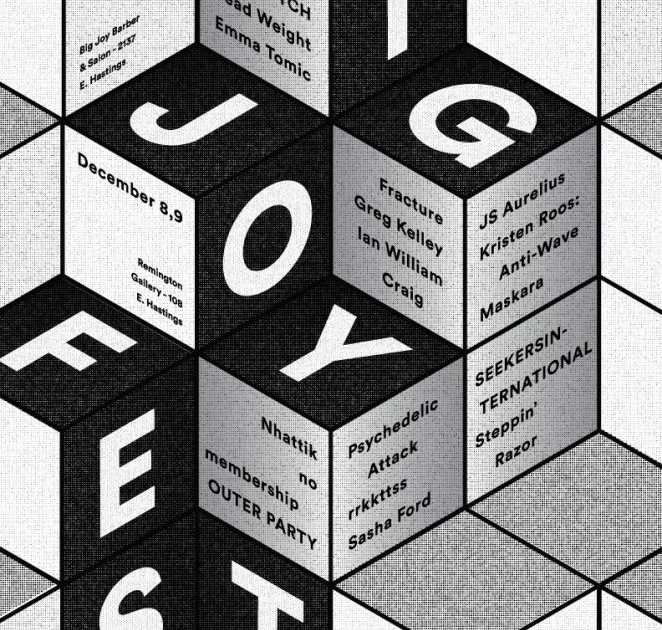 Big Joy Experimental Arts Festival 2017 at Remington Gallery and