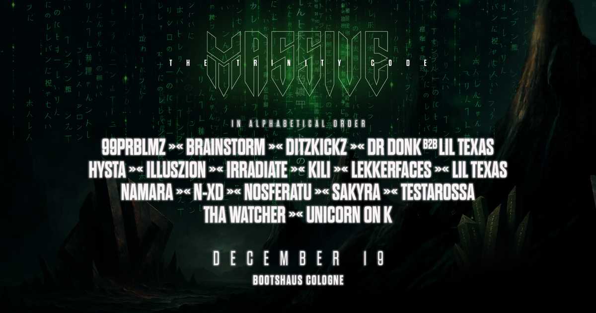 INURFASE MASSIVE - The Trinity Code bei Bootshaus, Köln