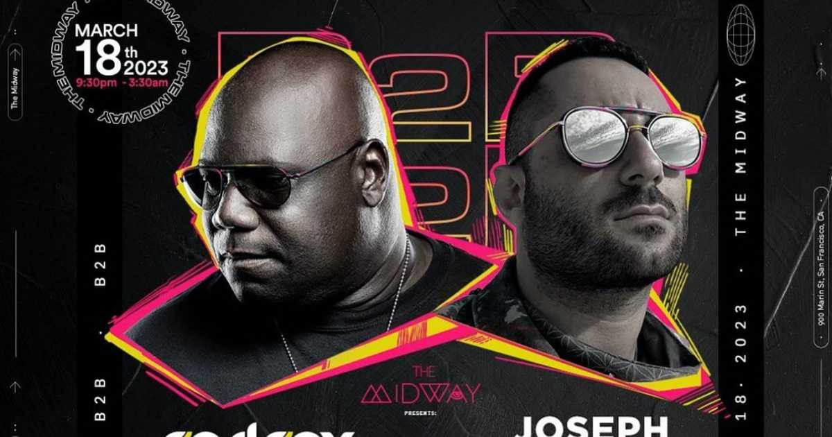 Carl Cox And Joseph Capriati • Dj Mark London • Playground Camp • Burning Man Fundraiser At The