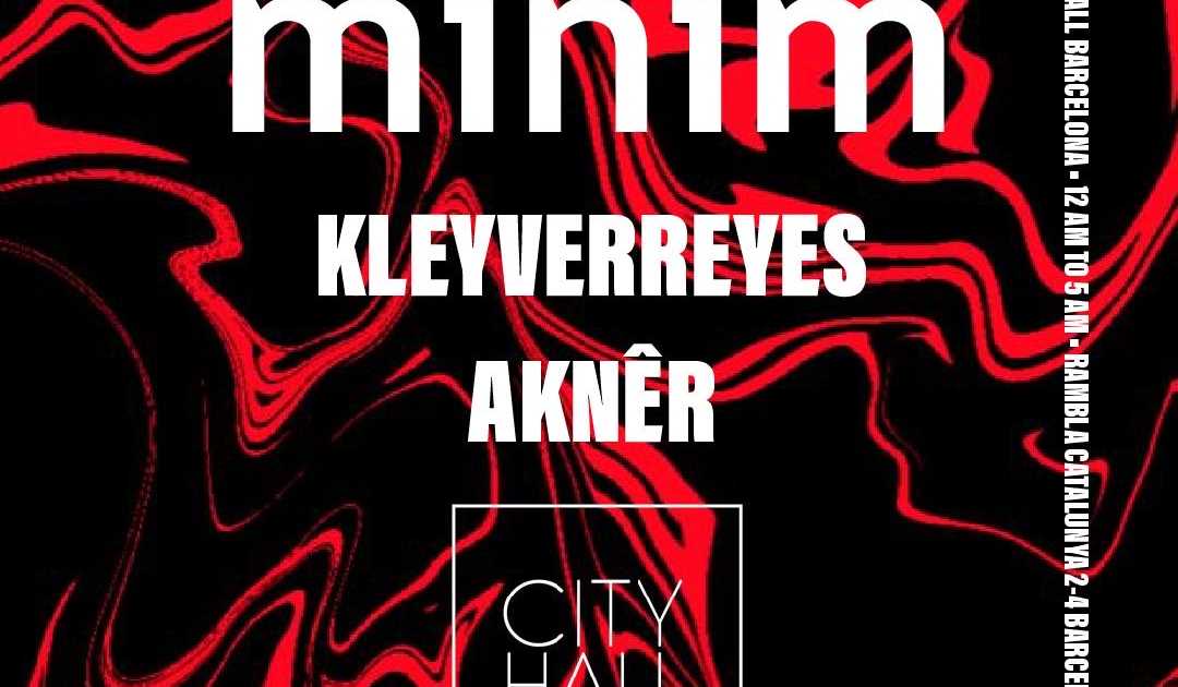 MINIM | LAST FREE TICKS at City Hall, Barcelona